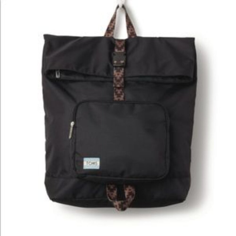 Toms Stand Up Aztec print strap Backpack